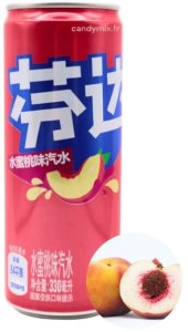 Fanta z Chin White peach o smaku brzoskwiniowym egzotyczny napój gazowany w puszce 330ml 1