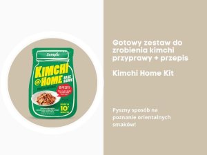 Kimchi Home Kit Vegan zestaw do szybkiego zrobienia kimchi po koreańsku gotowe przyprawy sos + przepis 3