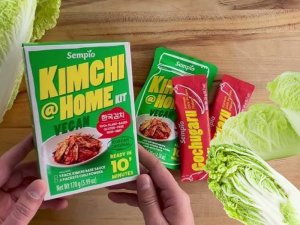 Kimchi Home Kit Vegan zestaw do szybkiego zrobienia kimchi po koreańsku gotowe przyprawy sos + przepis 4
