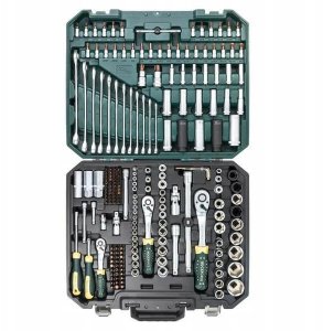 Zestaw narzędzi 216el. 1/4" 3/8" 1/2" Premium Cr-Mo Cr-V (4-32mm) 4