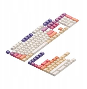 Nuphy - Carmine Cloud Cherry Profile Dye-sub PBT Keycaps - Nasadki do klawiatury mechanicznej Carmine Cloud 1