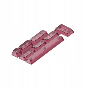 NuPhy - Crystal mSA PC Keycaps Inca Rose 1
