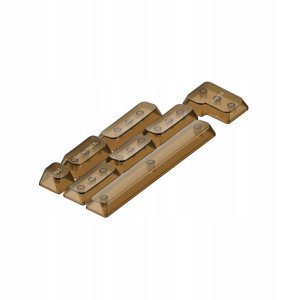 NuPhy - Crystal mSA PC Keycaps Cosmic Mocha 1