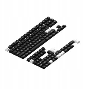 Nuphy - Gem mSA Double-shot PBT Keycaps - Nasadki do klawiatury mechanicznej Obsidian Black 1