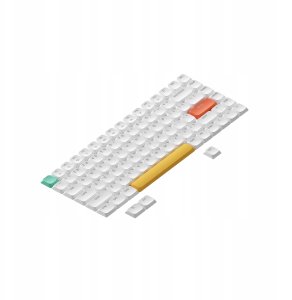 Nuphy - nSA Shine-through ABS Keycaps - Nasadki do klawiatury niskoprofilowej Air 75 / Air 96 V2 Białe 1