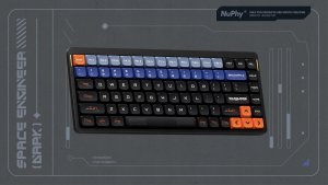 Nuphy - Space Engineer nSA Dye-sub PBT Keycaps - Nasadki do klawiatury mechanicznej Dark 4
