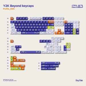 Nuphy Y2K KDA Keycaps 3