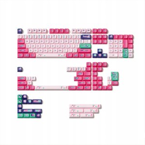 Nuphy - Y2K KDA Dye-sub PBT Keycaps - Nasadki do klawiatury mechanicznej Wave 1