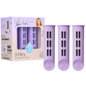 Wkład filtrujący Dafi 3 filtry do butelki lavender by Joanna Krupa 4