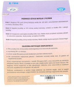 Wkład filtrujący Dafi 3 filtry do butelki lavender by Joanna Krupa 10