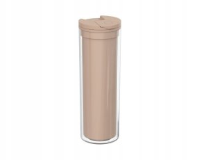 Kubek termiczny SELF Dafi 430 ml na herbatę kawę termos barwiony cappuccino 1