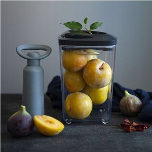 Pojemnik próżniowy na żywność SeeYoo 1,3 l czarny 2