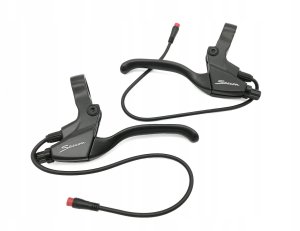 Dźwignie rowerowe SACCON do E-BIKE czarne 1
