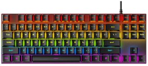 RoGer K80 Gaming Wired Mechanical Keyboard RGB / USB 2