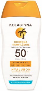 Kolastyna Emulsja do opalania - Ochrona i Nawilżenie SPF50 150ml 3