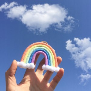 BRELOK DO KLUCZY TOREBKI TĘCZA PRIDE LGBT 486 3