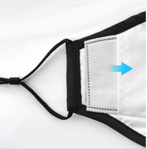 10x FILTR HEPA PM 2.5 WĘGIEL DLA DZIECI 10 sztuk 3