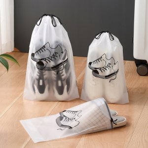 ITIMPORT 5szt Torba do Przechowywania BUTÓW PODRÓŻNA Komplet 43*29cm ORGANIZER WOREK 2