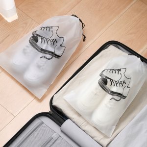 ITIMPORT 5szt Torba do Przechowywania BUTÓW PODRÓŻNA Komplet 43*29cm ORGANIZER WOREK 3