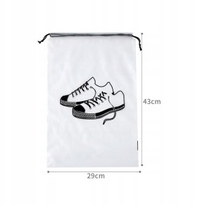 ITIMPORT 5szt Torba do Przechowywania BUTÓW PODRÓŻNA Komplet 43*29cm ORGANIZER WOREK 4