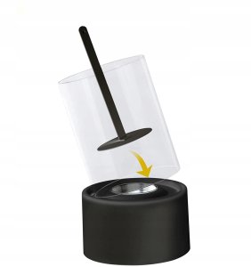 BIOKOMINEK Tarasowy BALKONOWY Ekologiczny BEZPIECZNY Okrągły SZKLANY XXL 3