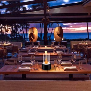 BIOKOMINEK Tarasowy BALKONOWY Ekologiczny BEZPIECZNY Okrągły SZKLANY XXL 7