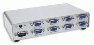 Splitter VGA 1x8 monitorów 1600x1280 150MHz 2