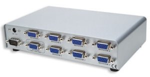 Splitter VGA 1x8 monitorów 1600x1280 150MHz 4