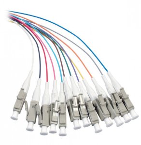 Pigtaile światłowodowe OM3 50/125 MM 12 szt. LC Simplex 2m 3