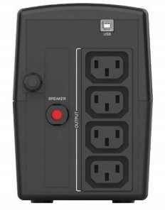 Zasilacz awaryjny UPS 1000VA 500W 9Ah 4x IEC C13 3