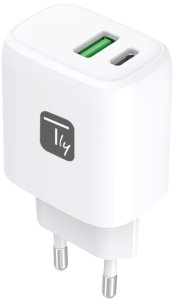 Ładowarka sieciowa USB-C PD 20W i USB-A QC 18W 2