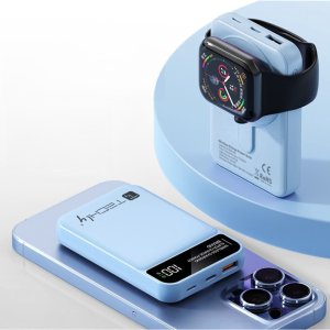 Ładowarka power bank 10 000 mAh bezprzewodowy magnetyczny 5