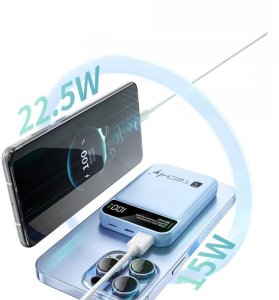 Ładowarka power bank 10 000 mAh bezprzewodowy magnetyczny 7