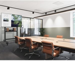 Techly Stojak Mobilny do Telewizora 60-86 Cali 68kg z Półką AV (ICA-TR533BK) 8