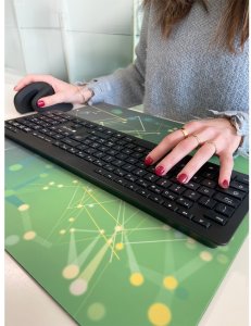 Klawiatura bezprzewodowa RF 2.4GHz USB chocolate 3