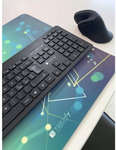 Klawiatura bezprzewodowa RF 2.4GHz USB chocolate 5