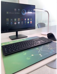 Klawiatura bezprzewodowa RF 2.4GHz USB chocolate 7