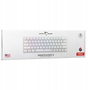 White Shark Wakizashi-2 white US red switch 18