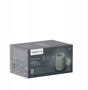 Nuvita, Warm'n'Mix Przenośny podgrzewacz do butelek z mieszadełkiem, Sage Green 2