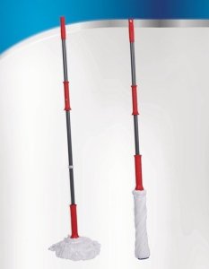 Dirt Devil Mop z mikrofibry E7778 125 x 7,5 CM Czerwony Szary 4