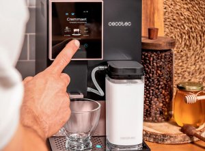 Ekspres ciśnieniowy Cecotec Cremmaet Compactccino Connected Black Rose Ekspres do kawy 4