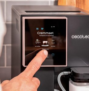 Ekspres ciśnieniowy Cecotec Cremmaet Compactccino Connected Black Rose Ekspres do kawy 10