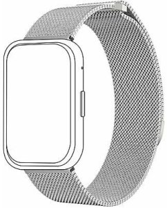 Pasek do smartwatcha Topp Huawei Watch Fit Srebrny Siateczka Stalowa 1