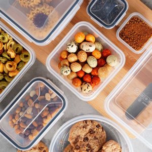 ZESTAW 24 POJEMNIKÓW NA ŻYWNOŚĆ Z POKRYWAMI I USZCZELKAMI 229159 5