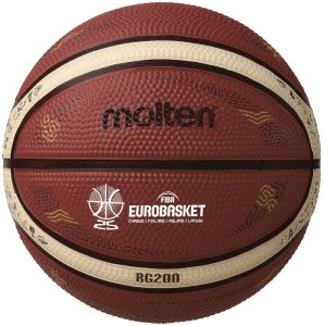 Basketball ball souvenir MOLTEN B1G200-E5Z rubber size 1 Eurobasket 2025 1