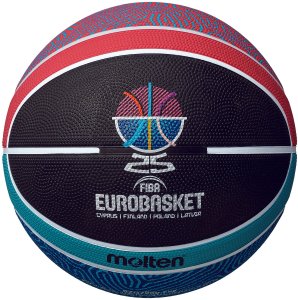 Basketball ball training MOLTEN B7G2000-E5Z FIBA rubber size 7 Eurobasket 2025 2