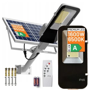 Lampa solarna Uliczna LED wodoodporna IP65 ścienna Alogy SolarBright 6000mAh do domu elewacyjna światło 14