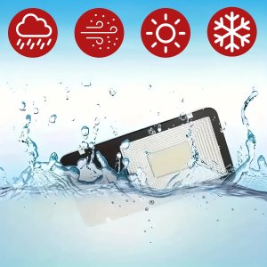 Lampa solarna Uliczna LED wodoodporna IP65 ścienna Alogy SolarBright 6000mAh do domu elewacyjna światło 3