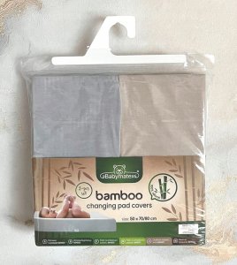 Multitex Pokrowiec na przewijak BAMBOO 2 pak, roz. 50x70/80 5