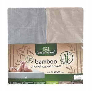 Multitex Pokrowiec na przewijak BAMBOO 2 pak, roz. 50x70/80 6